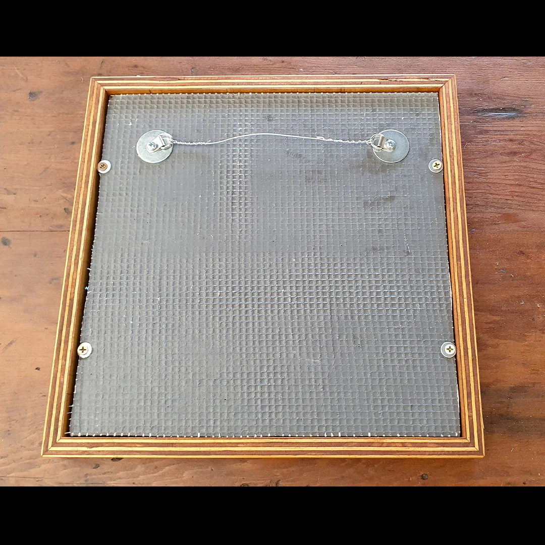 Framed Thermaboard - 30x30 - Lightly Stained Plywood - Image 3